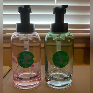 Blueland Disney Minnie and Mickey Foaming Glass Hand Soap Dispensers - Set of 2